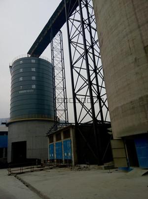 5000噸水泥高架焊接鋼板倉